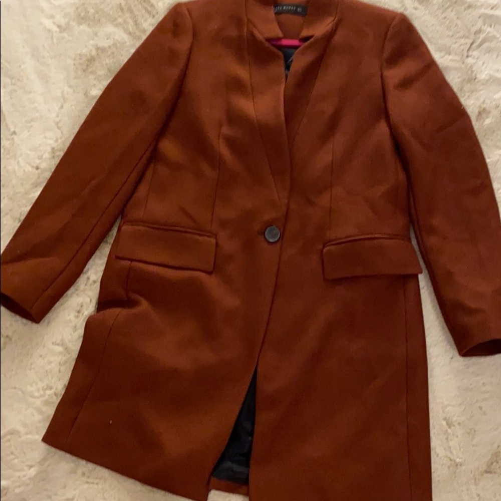 Zara rust colored  coat
